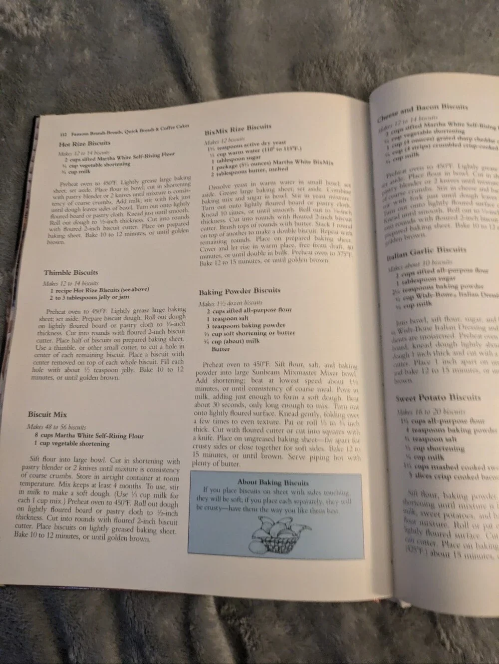 Famous Brands Breads Quick Breads & Coffee Cakes Vol 6 Hardcover Cookbook